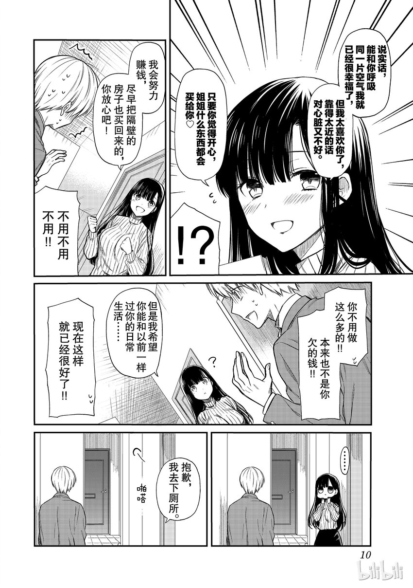2 姐姐想要为你付钱1